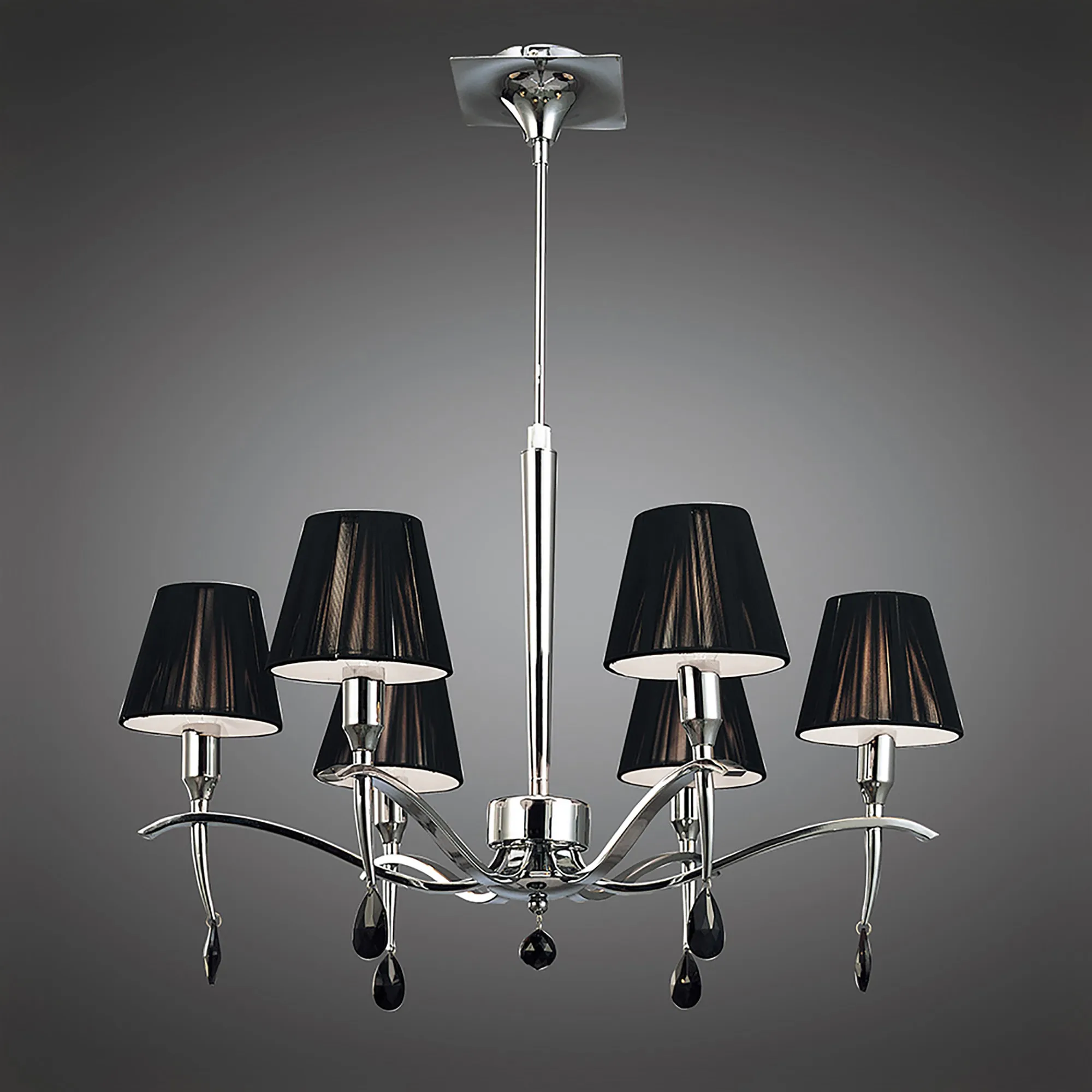 M0342  Siena Crystal Pendant 6 Light